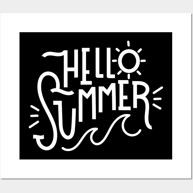 Hello summer Wall Art by Frispa